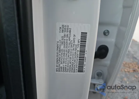 2025 Honda Pilot Exl из США, поврежденный, VIN 5FNYG1H47SB087198